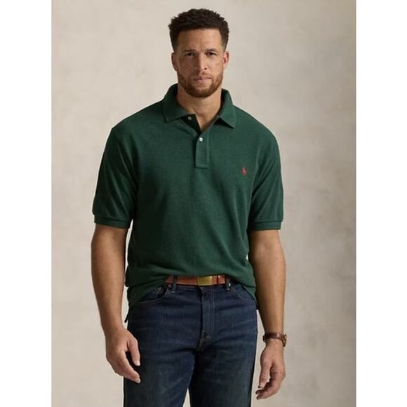 VTG Polo Ralph Lauren Men’s 2XL Green Short Sleeve Polo Shirt Classic Pony GUC - Picture 1 of 14